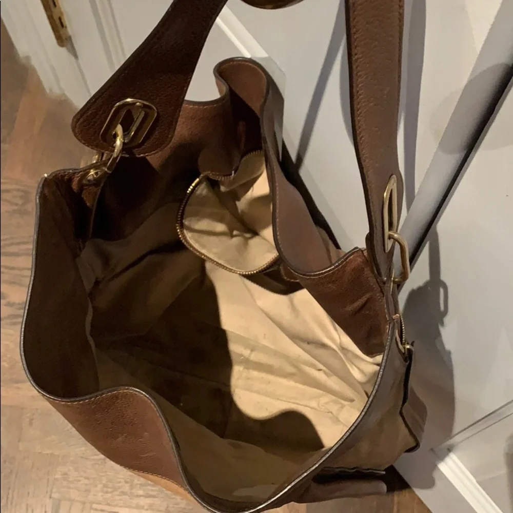 Chloé Brown Leather Shoulder Bag - Picture 2 of 12